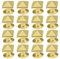 SG Store 200 Stück Pyramide Nieten Spike Quadrat Nieten Spike Schraube Handwerk Punk Neuheit Schmuck Zubehör DIY Dekoration Für Leder Kleidung Schuhe 8x8mm, gold, 8x 8mm