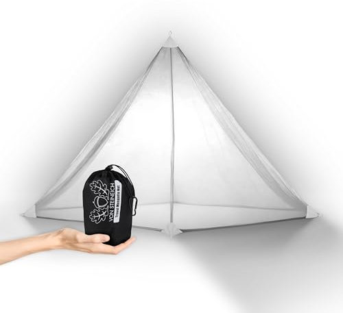 VON STEINEICH® Zanzariera da viaggio, 220 cm x 170 cm, super leggera, perfetta per escursioni, campeggio e vacanze