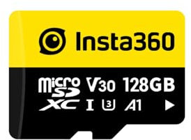 Insta360 128GB UHS-III V30 MicroSD Card -One X/V2/Pro/R/Rs/Ace Pro/Sphere Action Camera