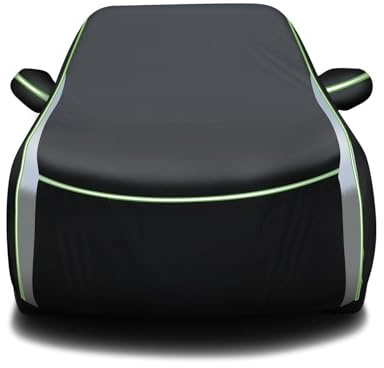 Cartist Vollständige Autoabdeckung, passend für Toyota Corolla 2000–2023 2024, Allwetter-Autoabdeckungen für den Außenbereich, wasserdicht, UV-Schutz, mit 2 Reißverschlüssen und reflektierenden