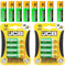 JCB AA Rechargeable Batteries 1200mAh Ni-MH AA Rechargeable Pre-charged Batteries 1.2 Volt Suitable For | toys | Gaming controllers | remotes | digital cameras | Wireless game pad | [8 PACK]
