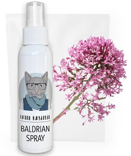 Kater Kasimir XL-Flasche Baldrian Spray für Katzen, 100% natürlich ohne Zusatzstoffe. Baldrian Spray Macht langweiliges Katzenspielzeug interessant für die Selbstbeschäftigung von Katzen