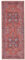 RugVista Georgia Oriental Teppich - Rot/Blau Teppich 80x200 Orientteppich, Läufer