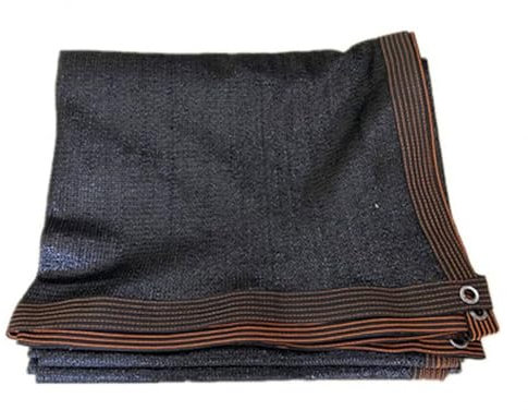 PanHuiWen Voile Ombrage 3x3 Carré Toile D'Ombrage 4x5 Filet Ombrage Voile Impermeable 3x4 Filet D'Ombrage Protection Piscine Hors Sol Noir,6x7m