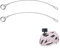 Cable de seguridad de metal para DJI GOPRO/Action/Shadowstone X4/GO3S