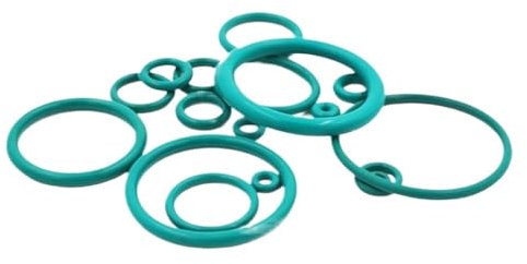 10 Stück grüne FKM-Dichtung, Gummi-O-Ring-Dicke 1,5/1,2/1 mm, hochelastischer metrischer O-Ring(6x1.5mm)
