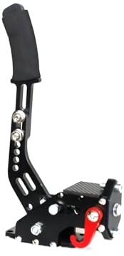 VNSMM Handbrake For Logitech T248P Steering Wheel To Play PC PS4 PS5 Console Racing Game Simracing Adapter MOD(Black handbrake 1)