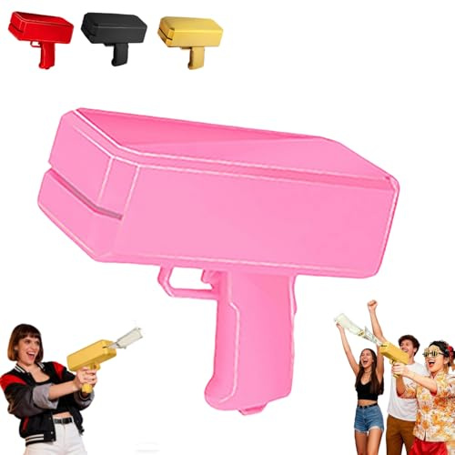 Geld Pistole Shooter mit 100 Fake Geld,Geldpistole für Filme,Spielzeugwaffen,Filmrequisitenpistole,damit es regnet,Geldpistole für Spiel,Filme,Party,Partyspiele,Actionszenen für jeden Anlass.