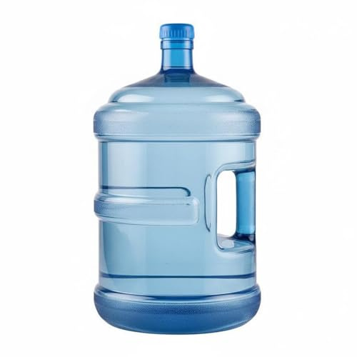 MotiveTech Bidon d'eau Potable en Plastique Haute Étanchéité Bonbonne d'eau Réutilisable Anti-Fuite pour Camping, Bureau, Bleu, S-Cal 18-9l