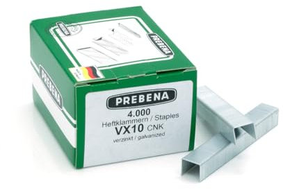 Prebena Heftklammer Type VX verzinkt 10 mm