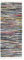 andiamo Boho Teppich Multi aus 100% Baumwolle - handgewebter Flickenteppich mit Fransen Fleckerlteppich Teppich bunt 80 x 200 cm