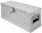 ECD Germany Baule Porta Attrezzi in Alluminio 73 x 24 x 32 cm Capacità 52 litri Cassetta per Utensili Valigia Porta Oggetti Valigetta Portautensili Scatola per Trasporto Resistente alla Corrosione