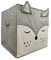 Faltbox mit Motiv Fuchs/Aufbewahrungsbox für Kinder,aus Stoff im Würfel für Regale und Schränke. Sortierbox/Spielzeugkiste Toy Bin für Dokumente, Spielzeug, Büroartikel uvm. 30x30x30cm