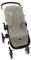 Universal-Sitzauflage für Kinderwagen, Rosy, Grau