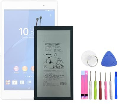 HIGHAKKU Ersatzakku Batterie LIS1569ERPC kompatibel mit Sony Xperia Z3 Tablet Xperia Tablet Z3 Compact SGP611 SGP612 SGP621 SGP641 SOT22 1286-0138 1ICP3/77/149 1286-0138 with Tools