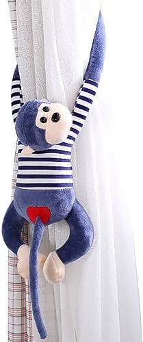 100CM Plüschtier AFFE,Langem Arm AFFE Niedliche Plüschtier Hängende Stofftier Gefüllte Puppe Auto Dekoration Plüsch Spielzeug Kuscheltier Hanging Monkey Kindergeschenk Für Mädchen Jungen,Dunkelblau