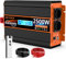 Wechselrichter 12v auf 230v Reiner Sinus 2500W/5000W Spannungswandler mit Fernbedienung & LCD-Display & 2 EU Steckdose & 2 * 3.4A USB Port & Type-C Port Pure Sine Wave Inverter Konverter