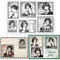 GLOBLELAND Vintage Lady Clear Stamps European Medieval Style Silikon Clear Stamp Seals Für DIY Scrapbooking Tagebücher Dekorative Karten Herstellung von Fotoalben DIY Craft