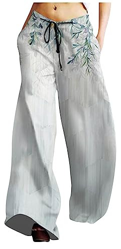 SHE.White Caprihose Damen Leggings Damen Baumwolle Angebote des Tages Heute Hosen Damen Sommer Winterhose Damen Hippie Hose Damen Paintball Hose Schwarze Jogginghose Damen (Beige,XL)