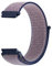 Tobfit Schnellverschluss-Nylon-Uhrenarmband für Damen und Herren, weiches Gewebe, Nylon, verstellbares Armband, 22 mm, Ersatzarmband, Mitternachtsblau