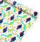 HBell Dinosaurier-Geschenkpapierrolle, 43 cm x 15 m, Dinosaurier-Geschenkpapier, Kinder-Geschenkpapierrollen, Jungen, Dinosaurier-Geschenkpapier, Dino-Geschenkpapier mit Schnittlinie auf der
