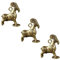 FUNOMOCYA 3 Stück Ziege Figuren Dekorative Desktop Ziegen Skulpturen für Stilvolle Wohnaccessoires und Tischdekoration im Vintage Stil