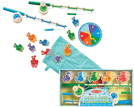 Melissa & Doug Fischefang- und Zählspiel aus Holz