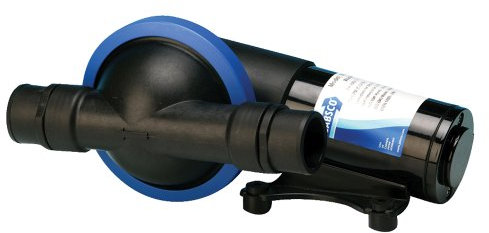 Jabsco 50900-1000 Marine Fish Box/Livewell Water Evacuation Pump (12-Volt), Black