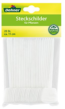 Dehner Pflanzensteckschilder, 11 cm, 25 Stück