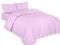 ARLINENS Plain Dyed Duvet Quilt Cover Bedding Set With Pillowcase in following colours and Sizes (Double, Lilac)