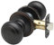 Copper Creek Tuscan Bronze Door Knobs - Round Colonial Knob, 1 Pack, Interior Passage Handle Perfect for Home Improvement - Fits All Standard Doors - Hallway, Closet, Bedroom, Bathroom