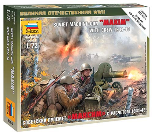 Zvezda 1/72 WWII sowjetische MG-Besatzung 1941
