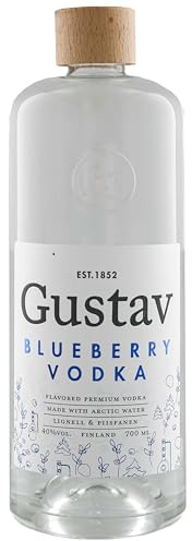 Gustav Blueberry Wodka (1 x 0.7 l) | Premium-Wodka aus Finnland