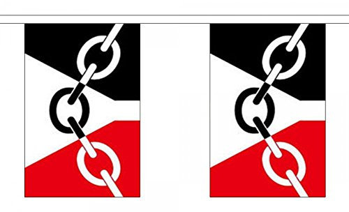 Black Country Small Bunting (10 flags) 3m