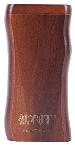 RYOT Große (7,6 cm) magnetische Probierbox aus Holz in Walnussholz