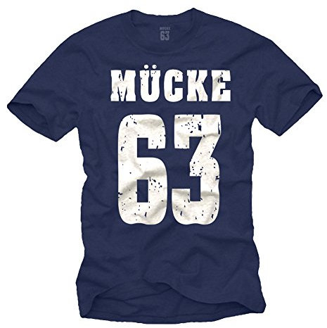 Coole Spencer T-Shirts dunkelblau MÜCKE 63 T-Shirt Größe XXXL