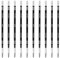 Zebra Blei-Gel-Kugelschreiber, 0,5 mm, Schwarz (10 Stück) B-RNJK5-BK (Japan Import)