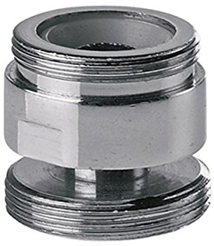 Swivel Metal Adaptor For Water Kitchen Faucet Tap Aerator 22mm to 24mm Male