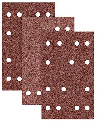 RETOL Klett-Schleifblätter, 133 x 80 mm, 14-Loch, Korn 40, f. Schwingschleifer, Normalkorund (50 Stk.)