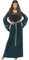 Smiffys Costume demoiselle médiévale, Vert, avec robe et bandeau, 2X