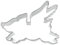 Fliegendes Schwein 7cm Ausstechform Ausstecher Edelstahl