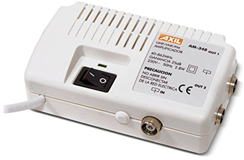 Engel AM0348LE - Amplificador de antena con filtro LTE, blanco