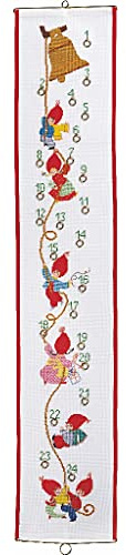 Eva Rosenstand Wandbehang Kreuzstich Set Adventskalender, Zwerge Zählmuster