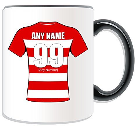 Personalised Gift - Gloucester Mug (Rugby Union Design Theme, Colour Options) - Any Name/Message on Your Unique Mug - Club RFU