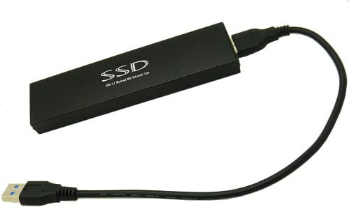 USB 3.0 Externes Gehäuse Fall, kompatibel mit 18-polig SSD von 2010–2011 MacBook Air A1369 A1370 1375 A1377