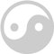 Samunshi® Wandtattoo Yin & Yang 20 x 20cm silbermetalleffekt