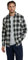 Mountain Warehouse Trace Mens Flannel Long Sleeve Shirt - Lightweight & Breathable Casual Checks Shirt in 100% Cotton with Buttoned Front Pockets - for Travel & Walking Dark Green L