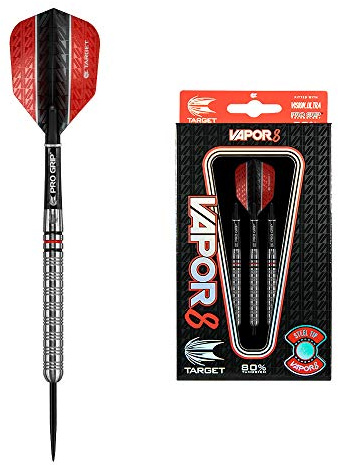 Target Darts Dartpfeile Vapor8 Stahl Tip Darts, VAPOR8 23G 06 Steel Tip Darts