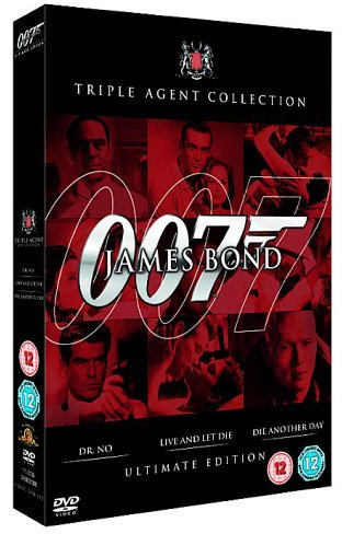 James Bond Ultimate Red Triple Pack - Dr. No/Live And Let Die/Die another Day