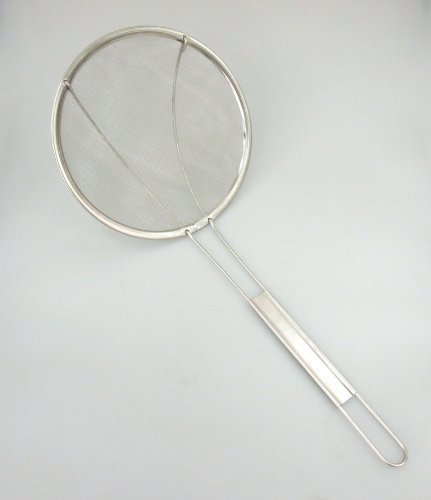 Wok Strainer Kitchen Sieve Diameter 20 cm Colander Strainer Fine Mesh Round Sieve Colander